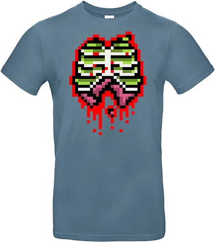 Zombie guts - pixel, zombie, guts, retro, horror - Standard T-Shirt