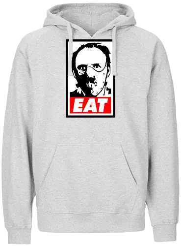 Eat - eat, food, hannibal, horror, movie, terror - Fairtrade Hoodie