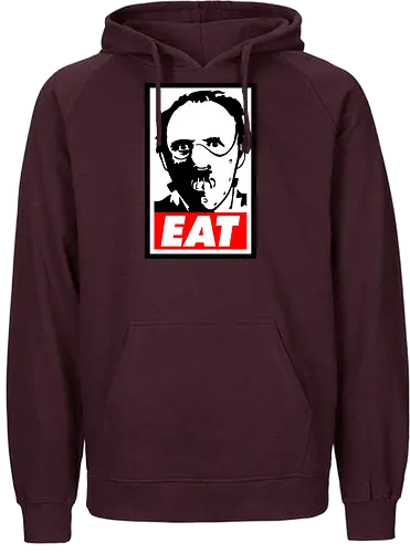 Eat - eat, food, hannibal, horror, movie, terror - Fairtrade Hoodie