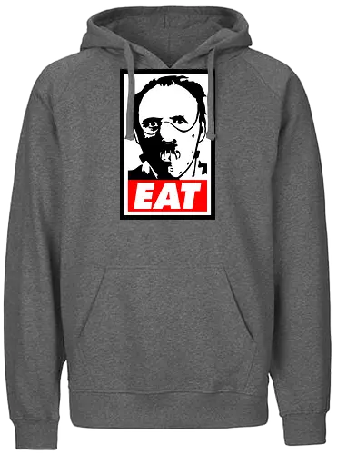 Eat - eat, food, hannibal, horror, movie, terror - Fairtrade Hoodie