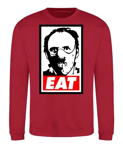 Eat - eat, food, hannibal, horror, movie, terror - Sweatshirt