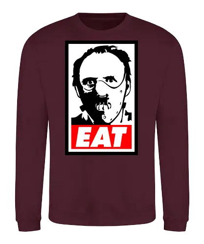 Eat - eat, food, hannibal, horror, movie, terror - Sweatshirt