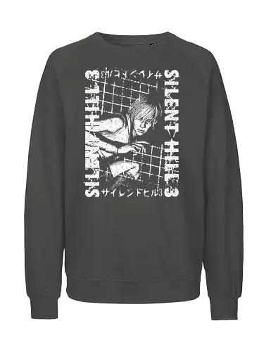 Run Heather - Horror, game, horror, retro, evil, demon, nurse, japan - Fairtrade Sweatshirt
