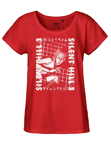 Run Heather - Horror, game, horror, retro, evil, demon, nurse, japan - Fairtrade Girl Shirt