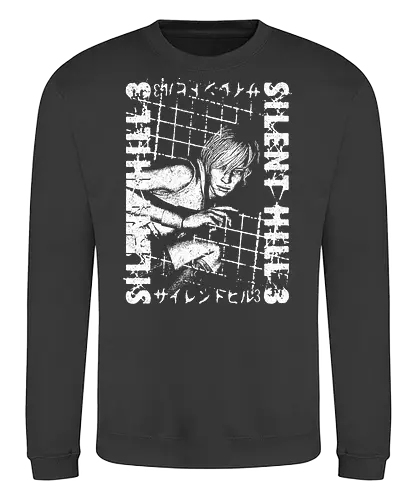 Run Heather - Horror, game, horror, retro, evil, demon, nurse, japan - Sweatshirt