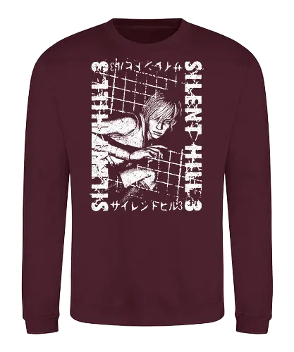 Run Heather - Horror, game, horror, retro, evil, demon, nurse, japan - Sweatshirt