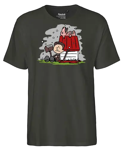 Harry and the doghouse - Horror, game, horror, retro, evil, demon, nurse, japan - Fairtrade T-Shirt