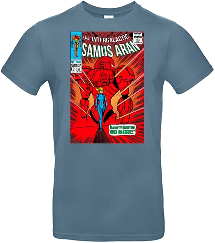 Bounty Hunter no more - comic, Bounty Hunter, retro, parody, girl, bounty, hunter - Standard T-Shirt