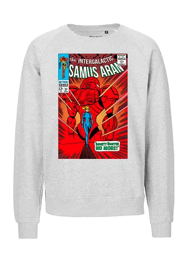 Bounty Hunter no more - comic, Bounty Hunter, retro, parody, girl, bounty, hunter - Fairtrade Sweatshirt