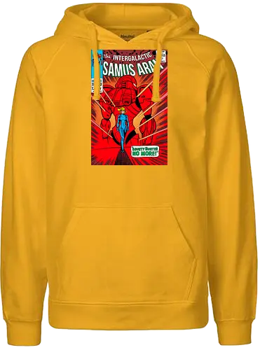 Bounty Hunter no more - comic, Bounty Hunter, retro, parody, girl, bounty, hunter - Fairtrade Hoodie
