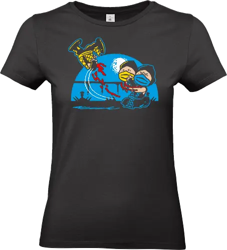The Fatality Gag - mortal, kombat, game, retro, demonigote - Standard T-Shirt (Frauen)