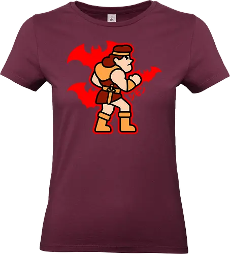 ChibiSimon - vampire, killer, Gaming, medusa, evil, cute, game, whip, retro - Standard T-Shirt (Frauen)