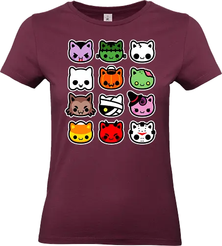 hallowkitties - halloween, cat, kitty, cute, funny - Standard T-Shirt (Frauen)