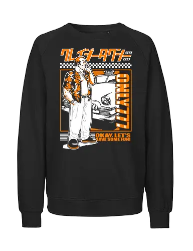 Taxi Gus - taxi, crazy, arcade, game - Fairtrade Sweatshirt