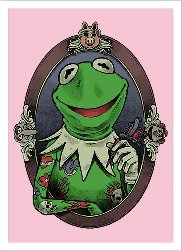 Tattoo Puppet Frog