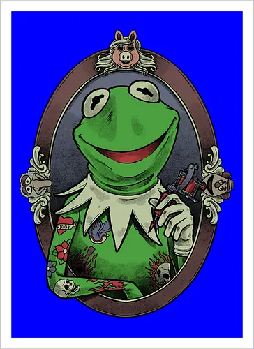 Tattoo Puppet Frog