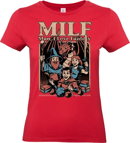 Vintage RPG Crew Joke - rpg, Pen and Paper, d20, dungeon master, role-playing game, tabletop, game master, milf, fantasy, adventure, crew, joke, gaming, game, game night, boardgame, elf, thief, wizard, barbarian, knight, warrior, dragon - Standard T-Shirt (Frauen)