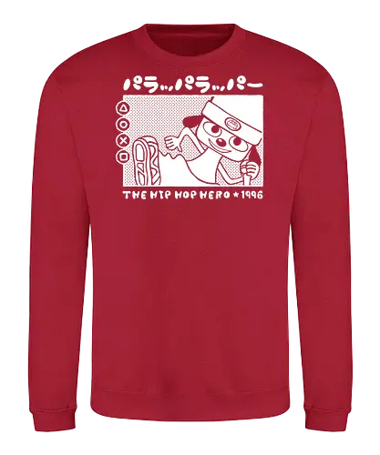 Rappa Doggo - funk, parappa, dog, retro, cute, music, rap, onion - Sweatshirt