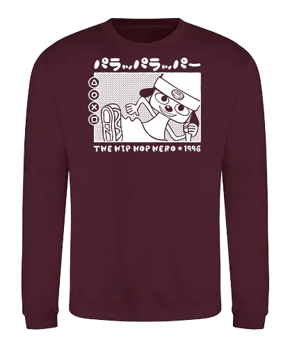 Rappa Doggo - funk, parappa, dog, retro, cute, music, rap, onion - Sweatshirt