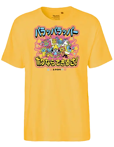 Rappa Town - music, rap, onion, funk, parappa, dog, retro, cute - Fairtrade T-Shirt