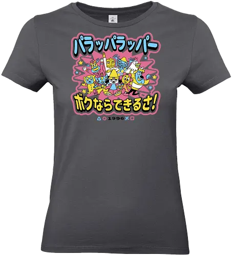Rappa Town - music, rap, onion, funk, parappa, dog, retro, cute - Standard T-Shirt (Frauen)