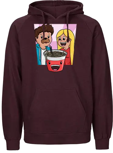 EpicStun - Nudeln - youtube, youtuber, merchandise, minecraft, epicstun, epicstunlp - Fairtrade Hoodie