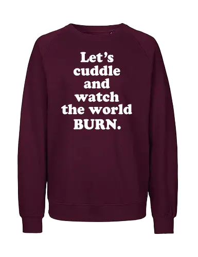 Lets Cuddle - dead, sexy, witch, horror, creepy, goth, streetwear, style - Fairtrade Sweatshirt