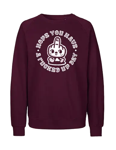 FUDay - dead, sexy, witch, horror, creepy, goth, streetwear, style - Fairtrade Sweatshirt