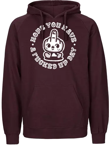 FUDay - dead, sexy, witch, horror, creepy, goth, streetwear, style - Fairtrade Hoodie