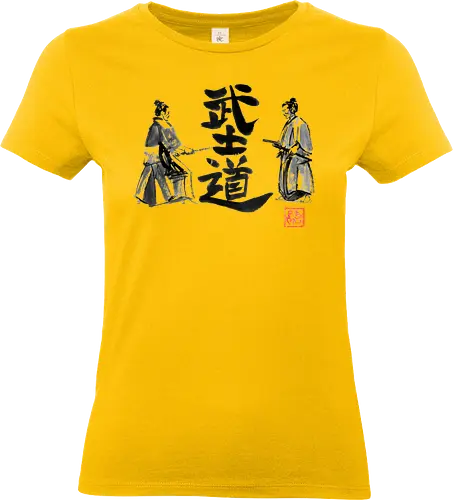 bushido samurai - samurai, sumie, japan - Standard T-Shirt (Frauen)
