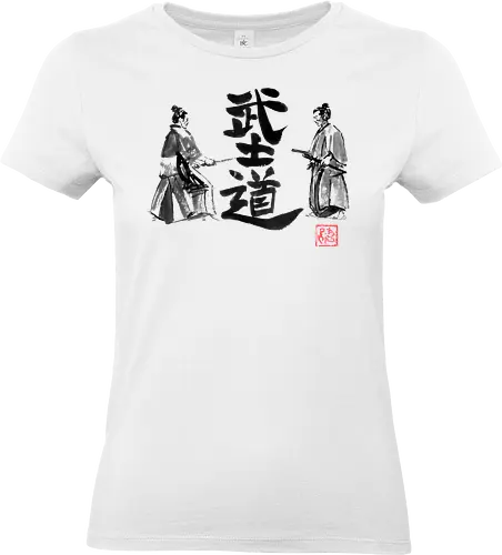 bushido samurai - samurai, sumie, japan - Standard T-Shirt (Frauen)