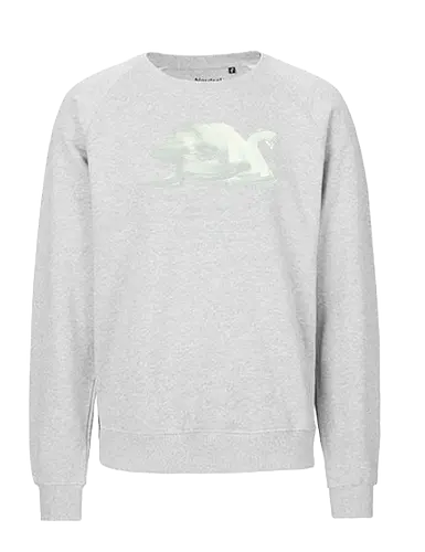 swan - swan, sumie, japan, lake - Fairtrade Sweatshirt