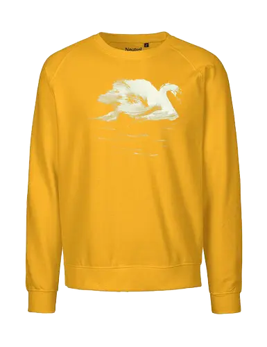 swan - swan, sumie, japan, lake - Fairtrade Sweatshirt