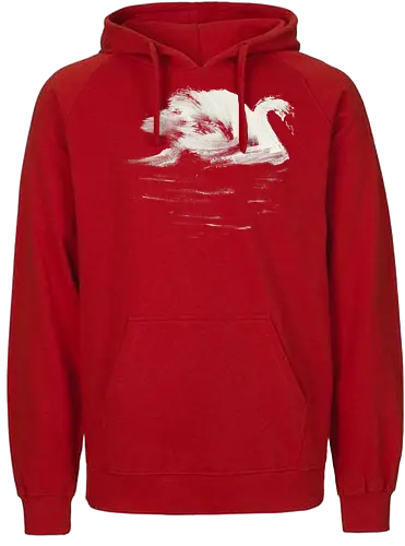 swan - swan, sumie, japan, lake - Fairtrade Hoodie