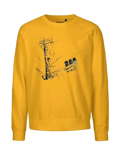 tokyo wires - tokyo, wires, street, sumie, japan - Fairtrade Sweatshirt