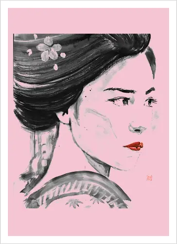 close up geisha
