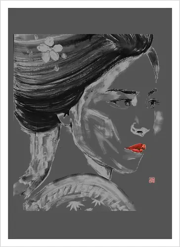 close up geisha