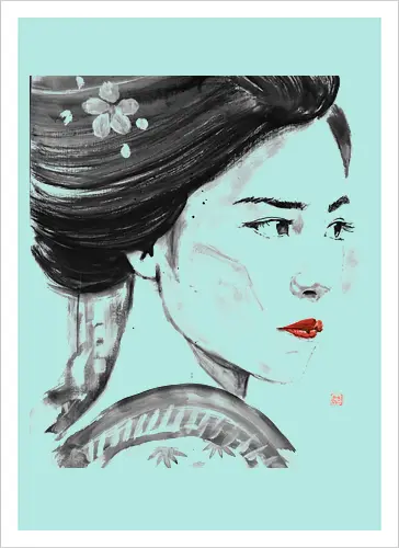 close up geisha