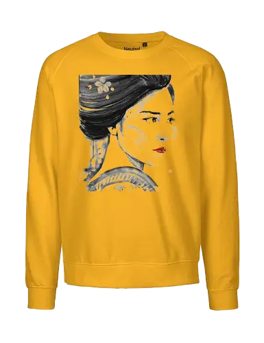 close up geisha - geisha, sumie, japan - Fairtrade Sweatshirt