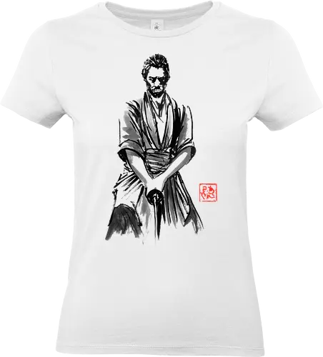 samurai ready - samurai, sumie, japan - Standard T-Shirt (Frauen)