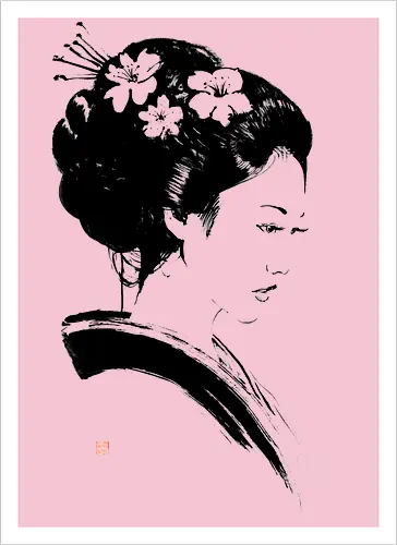 beautiful geisha
