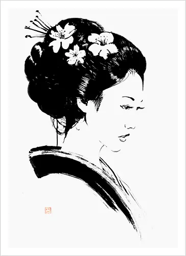 beautiful geisha