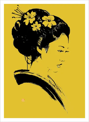 beautiful geisha