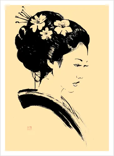 beautiful geisha