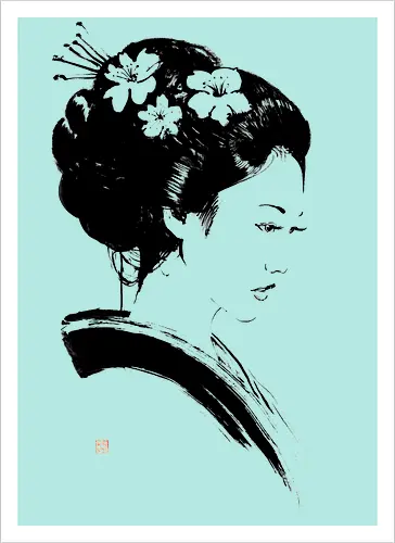 beautiful geisha