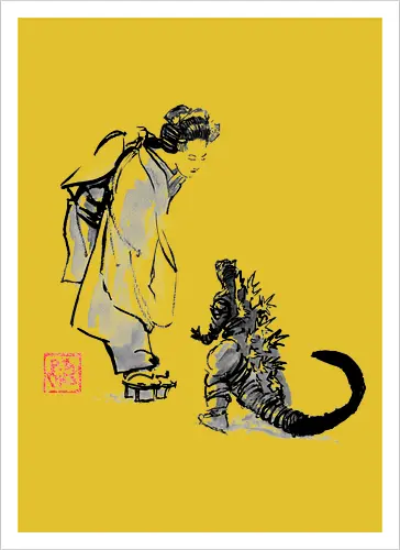 geisha and little monster