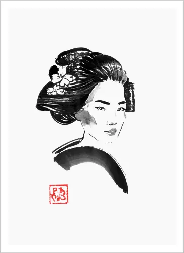 geisha hair