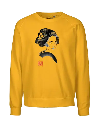 geisha hair - geisha, hair, sumie, japan - Fairtrade Sweatshirt