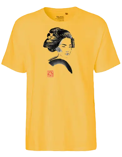geisha hair - geisha, hair, sumie, japan - Fairtrade T-Shirt