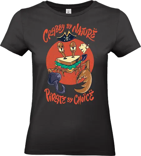 crimson crust  - animal, crab, pirates, cool, seafood, cool, sandwich, bread, zodiac - Standard T-Shirt (Frauen)
